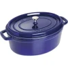 Outlet STAUB COCOTTE 7 QT OVAL DARK BLUE - cozylivehome.com | we sell a wide range of comfortable household items Shop All