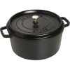 Outlet STAUB COCOTTE 9 QT ROUND BLACK - cozylivehome.com | we sell a wide range of comfortable household items Shop All