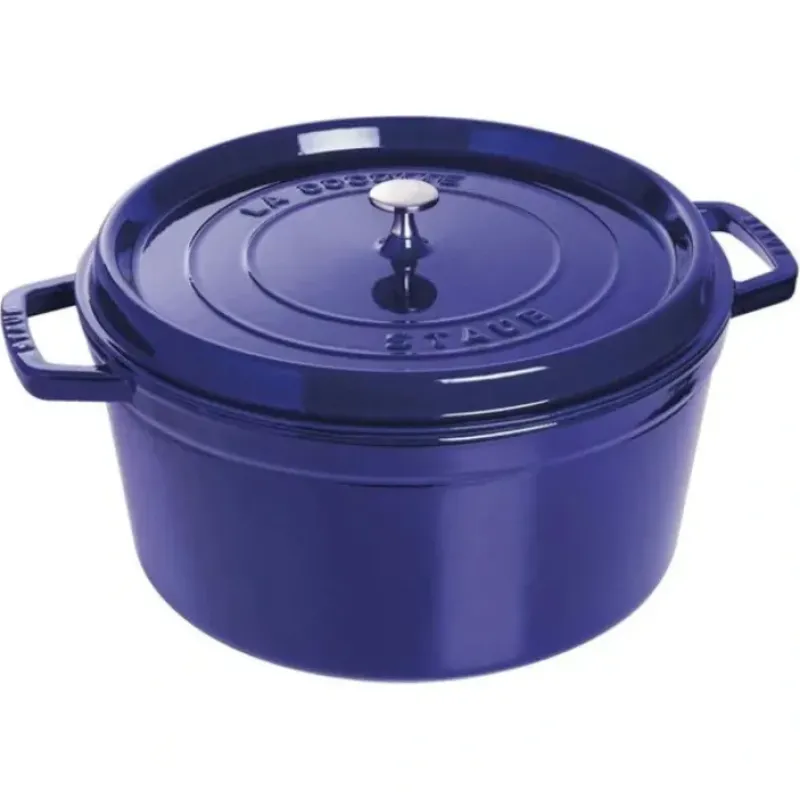 Sale STAUB COCOTTE 9 QT ROUND DARK BLUE - cozylivehome.com | we sell a wide range of comfortable household items Shop All