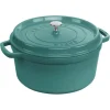 Shop STAUB COCOTTE 7 QT ROUND TURQUOISE - cozylivehome.com | we sell a wide range of comfortable household items Shop All