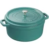 Discount STAUB COCOTTE 5.5 QT ROUND TURQUOISE - cozylivehome.com | we sell a wide range of comfortable household items Shop All