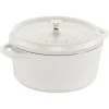 Best STAUB COCOTTE 5.5 QT ROUND WHITE - cozylivehome.com | we sell a wide range of comfortable household items Shop All