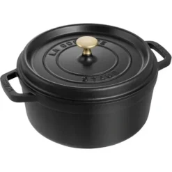 Online STAUB COCOTTE 4QT ROUND BLACK - cozylivehome.com | we sell a wide range of comfortable household items Shop All