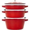 New STAUB STACKABLE 4PC SET CHERRY - cozylivehome.com | we sell a wide range of comfortable household items Shop All