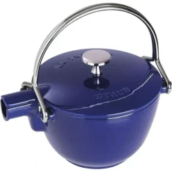 Fashion STAUB TEAPOT 1 QT BLUE - cozylivehome.com | we sell a wide range of comfortable household items Shop All