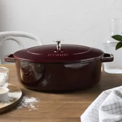 Fashion Staub Wide Oval Dutch Oven 6.75QT - cozylivehome.com | we sell a wide range of comfortable household items Shop All