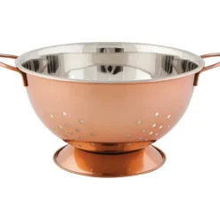 Cheap STEEL COLANDER ROSE GOLD LG - cozylivehome.com | we sell a wide range of comfortable household items Shop All