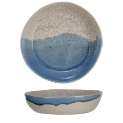 Sale Stoneware Bowl, Reactive Crackle Glaze 8.5" - cozylivehome.com | we sell a wide range of comfortable household items Shop All