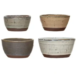 New STONEWARE BOWLS W/REACTIVE GLAZE-SET 0F 4 - cozylivehome.com | we sell a wide range of comfortable household items Shop All
