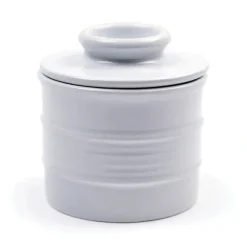 Online STONEWARE BUTTER POT WHITE - cozylivehome.com | we sell a wide range of comfortable household items Shop All