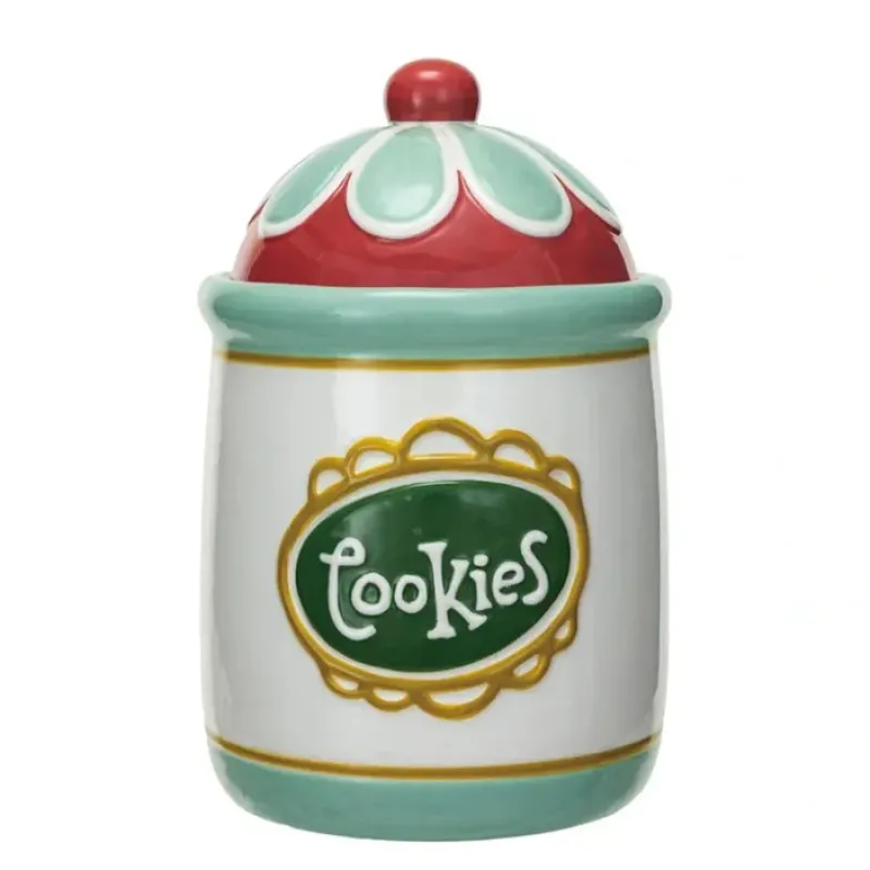 Store Stoneware Cookie Jar "Cookies" - cozylivehome.com | we sell a wide range of comfortable household items Shop All
