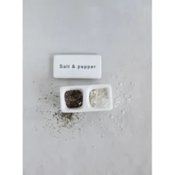 Outlet Stoneware Pinch Pot with Lid "Salt and Pepper" - cozylivehome.com | we sell a wide range of comfortable household items Shop All