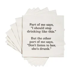 Store STOP DRINKING FUNNY COCKTAIL NAPKIN - cozylivehome.com | we sell a wide range of comfortable household items Shop All