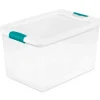 Sale STORAGE-LATCH-64qt-24x16x13.5-WHT - cozylivehome.com | we sell a wide range of comfortable household items Shop All