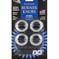 New STOVE KNOBS FOR GAS RANGE BLACK-4pc - cozylivehome.com | we sell a wide range of comfortable household items Housewares