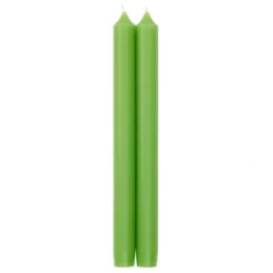 Discount STRAIGHT TAPERS 10" SPRING GREEN - PK 2 - cozylivehome.com | we sell a wide range of comfortable household items Shop All