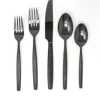 Fashion Stripes Black 18/10 SS Flatware Service for 4 - cozylivehome.com | we sell a wide range of comfortable household items Shop All