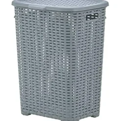 Best Superio - Wicker Hamper - Onyx Grey - cozylivehome.com | we sell a wide range of comfortable household items Housewares