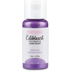 Outlet Sweet Sticks Edible Metallic Paint Bright Purple 15ml - cozylivehome.com | we sell a wide range of comfortable household items Foods