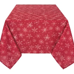 Best Sale TABLECLOTH SNOWFLAKES 60X90" - cozylivehome.com | we sell a wide range of comfortable household items Shop All