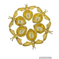 Flash Sale TAJ Bee Six Sectional Simonim Tray Gold Out - cozylivehome.com | we sell a wide range of comfortable household items Shop All