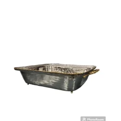 Flash Sale TAJ Designs 9x13 Hammered Pan Holder With Gold Accent - cozylivehome.com | we sell a wide range of comfortable household items Shop All