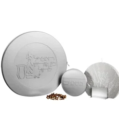 Outlet TFHSR01GR Classic Havdalah Leather Set - Grey - cozylivehome.com | we sell a wide range of comfortable household items Shop All