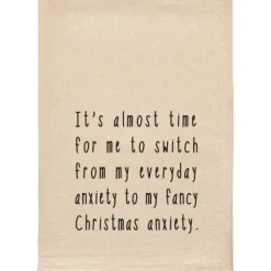 Clearance Time to Switch to Fancy Christmas Anxiety Sassy Tea Towels - cozylivehome.com | we sell a wide range of comfortable household items Shop All