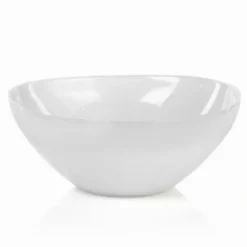 Online TK-125 Large Monte Carlo Alabaster Glass Bowl-White - cozylivehome.com | we sell a wide range of comfortable household items Giftware