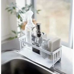 Shop TOWER Sponge & Bottle Holder - Steel - cozylivehome.com | we sell a wide range of comfortable household items Shop All