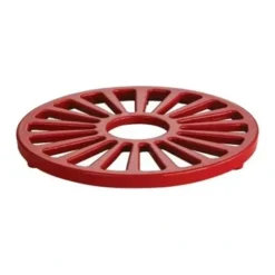 Sale TRIVET ENAMELED CAST IRON 7" ROUND RED - cozylivehome.com | we sell a wide range of comfortable household items Shop All