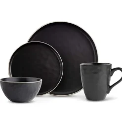 Fashion Trudeau - Mercerie Reactive Black ,Service For 4 - cozylivehome.com | we sell a wide range of comfortable household items Shop All