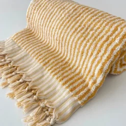 Flash Sale Turkish Organic Stripe Bath-Beach Towel 36x70" - cozylivehome.com | we sell a wide range of comfortable household items Shop All