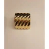 Flash Sale Twist Napkin Ring - Gold Set of 4 - cozylivehome.com | we sell a wide range of comfortable household items Shop All