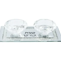 Fashion UK51395 Crystal Candlesticks 5x17x9 Cm- With Decorative Stones - cozylivehome.com | we sell a wide range of comfortable household items Shop All