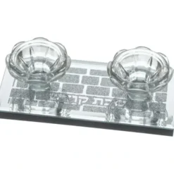 Flash Sale UK48008 Glass Candlesticks with Stones 20*9.5 cm- Kotel - cozylivehome.com | we sell a wide range of comfortable household items Shop All