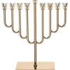 Best UK49427 Metal Menorah 36 cm with Golden Crystal C - cozylivehome.com | we sell a wide range of comfortable household items Shop All