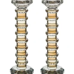 Flash Sale UK49650 Pair of Crystal Elegant Candlesticks 22.5 cm - cozylivehome.com | we sell a wide range of comfortable household items Shop All