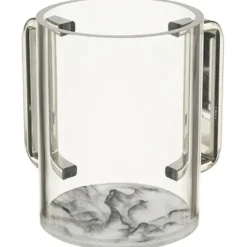 Discount UK40173 Perspex Clear Washing Cup 13 cm - Marble - cozylivehome.com | we sell a wide range of comfortable household items Shop All