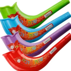 Sale UK90454 Quality Plastic Shofar 18 cm- Assorted Colors size - cozylivehome.com | we sell a wide range of comfortable household items Shop All