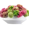 Hot VAF-CF-W-SP Vase Flower - White Bowl - Pink Flowers - cozylivehome.com | we sell a wide range of comfortable household items Giftware