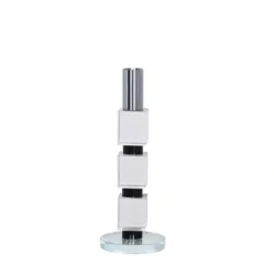 Fashion VCH4010 Crystal Candlestick Block Design Short - 7"H - cozylivehome.com | we sell a wide range of comfortable household items Shop All