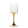Clearance VD-12-HG Vikko Decor- Harp, Gold, Wine Glass, 12 Oz - cozylivehome.com | we sell a wide range of comfortable household items Shop All
