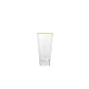 Flash Sale VD-2114-HGR Vikko Decor - Gold Rim, Hammered Highball Glass, 14 Oz - cozylivehome.com | we sell a wide range of comfortable household items Shop All