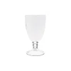 Sale VD-I20-W - Iris, White, Clear Stem, Glass Goblet, 20.5 Oz - cozylivehome.com | we sell a wide range of comfortable household items Shop All