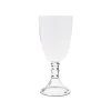 Fashion VD-I18-W Iris, White, Clear Stem, Glass Goblet, 18 Oz - cozylivehome.com | we sell a wide range of comfortable household items Shop All