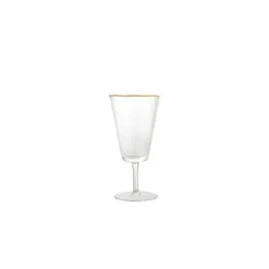 Hot VD-3013-OGR Vikko Decor - Gold Rim, Optic Water Glass, 13 Oz - cozylivehome.com | we sell a wide range of comfortable household items Shop All