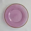 Cheap VD-PCH13-LI Vikko Decor - Platinum, Lilac with Gold Rim, Glass Charger 13" - cozylivehome.com | we sell a wide range of comfortable household items Shop All
