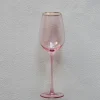 Cheap VD-P13-PI Vikko Decor - Platinum, Pink with Gold Rim, Wine Glass, 13.5 oz - cozylivehome.com | we sell a wide range of comfortable household items Shop All