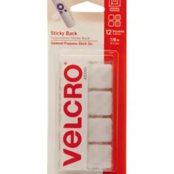 Outlet VELCRO-SQUARES-7/8"-WHITE CD/12 - cozylivehome.com | we sell a wide range of comfortable household items Shop All